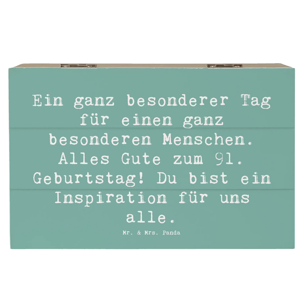 Holzkiste Spruch 91. Geburtstag Geschenkdose, Kiste, XXL, Dekokiste, Erinnerungsbox, Holzkiste, Erinnerungskiste, Truhe, Aufbewahrungsbox, Schatulle, Schatzkiste, Geschenkbox, Geburtstag, Geburtstagsgeschenk, Geschenk