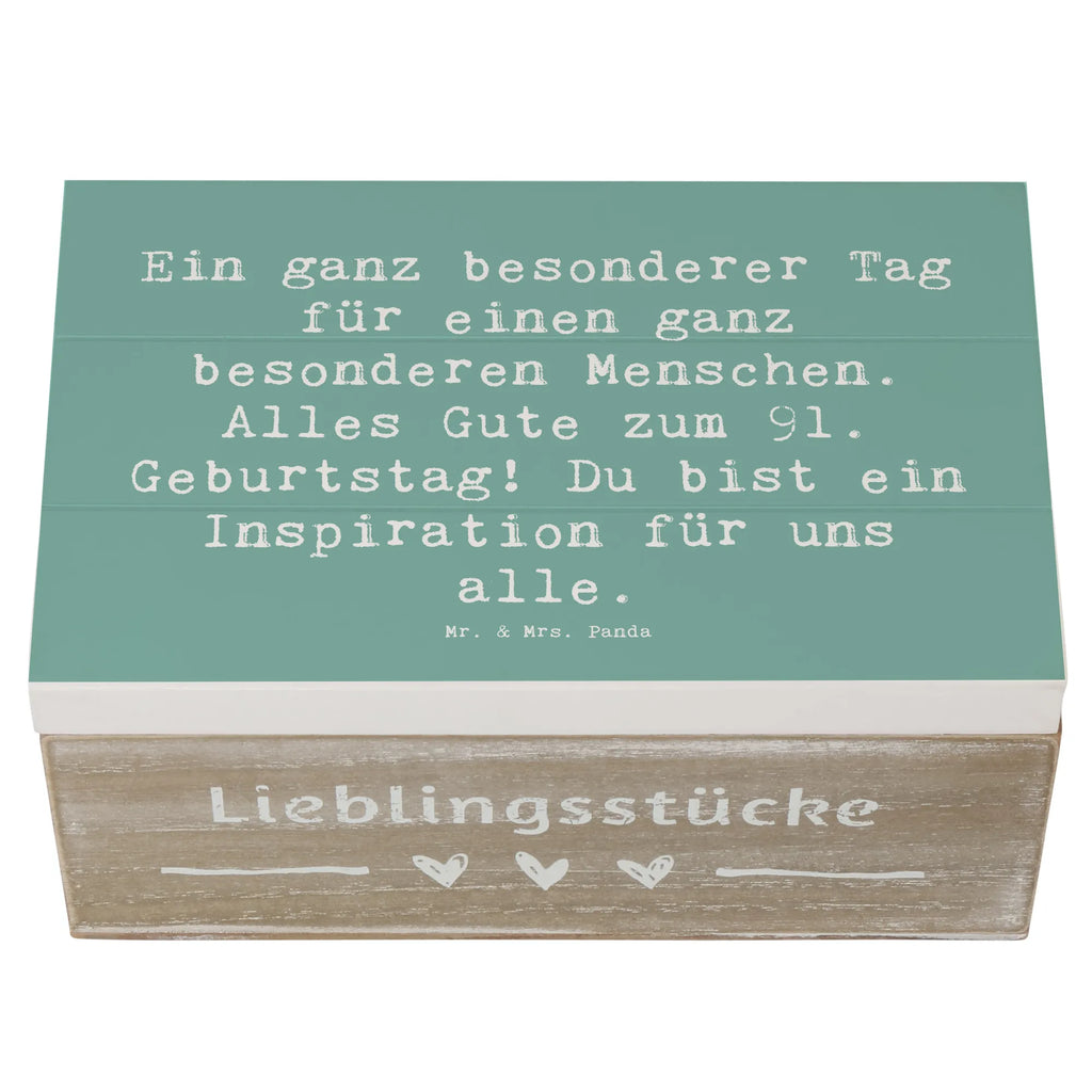 Holzkiste Spruch 91. Geburtstag Geschenkdose, Kiste, XXL, Dekokiste, Erinnerungsbox, Holzkiste, Erinnerungskiste, Truhe, Aufbewahrungsbox, Schatulle, Schatzkiste, Geschenkbox, Geburtstag, Geburtstagsgeschenk, Geschenk
