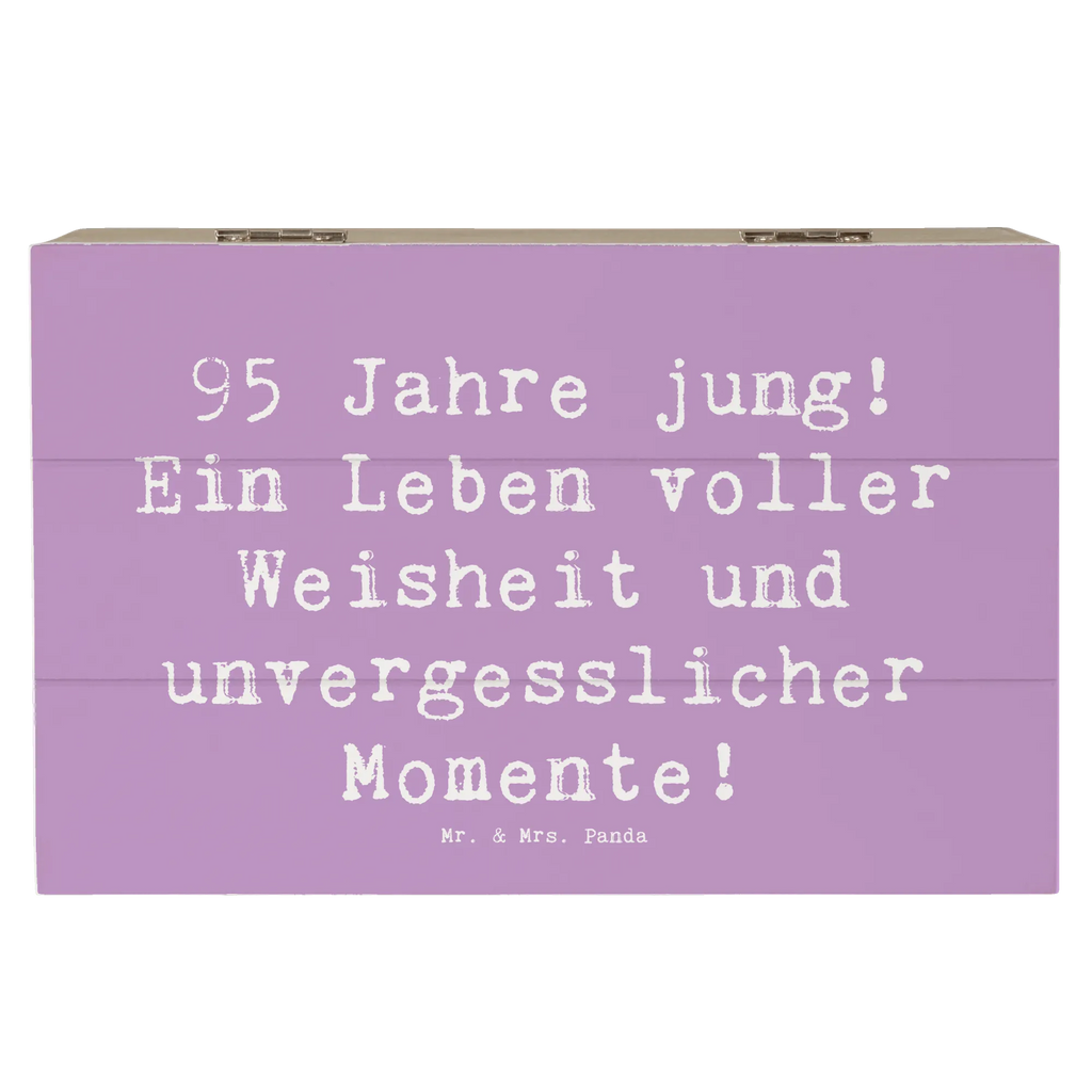 Holzkiste Spruch 95. Geburtstag Weisheit XXL, Kiste, Geschenkbox, Holzkiste, Erinnerungsbox, Geschenkdose, Truhe, Aufbewahrungsbox, Dekokiste, Schatulle, Schatzkiste, Erinnerungskiste, Geburtstag, Geburtstagsgeschenk, Geschenk