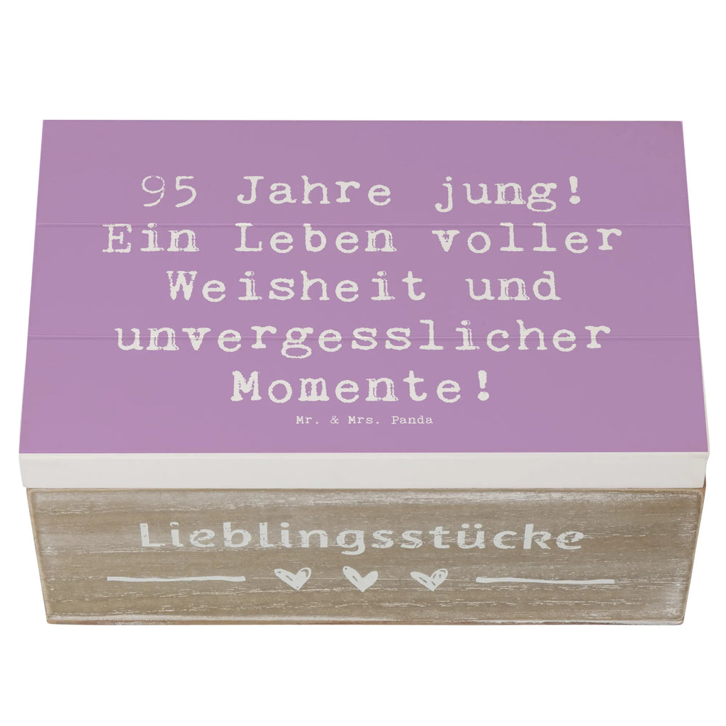 Holzkiste Spruch 95. Geburtstag Weisheit XXL, Kiste, Geschenkbox, Holzkiste, Erinnerungsbox, Geschenkdose, Truhe, Aufbewahrungsbox, Dekokiste, Schatulle, Schatzkiste, Erinnerungskiste, Geburtstag, Geburtstagsgeschenk, Geschenk