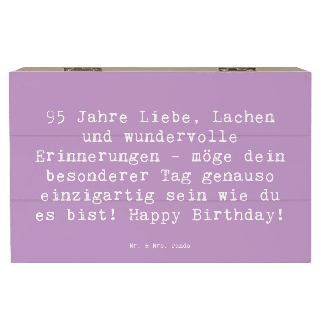 Holzkiste Spruch 95. Geburtstag Geschenkbox, Geschenkdose, Holzkiste, Schatulle, XXL, Dekokiste, Truhe, Erinnerungskiste, Aufbewahrungsbox, Kiste, Erinnerungsbox, Schatzkiste, Geburtstag, Geburtstagsgeschenk, Geschenk