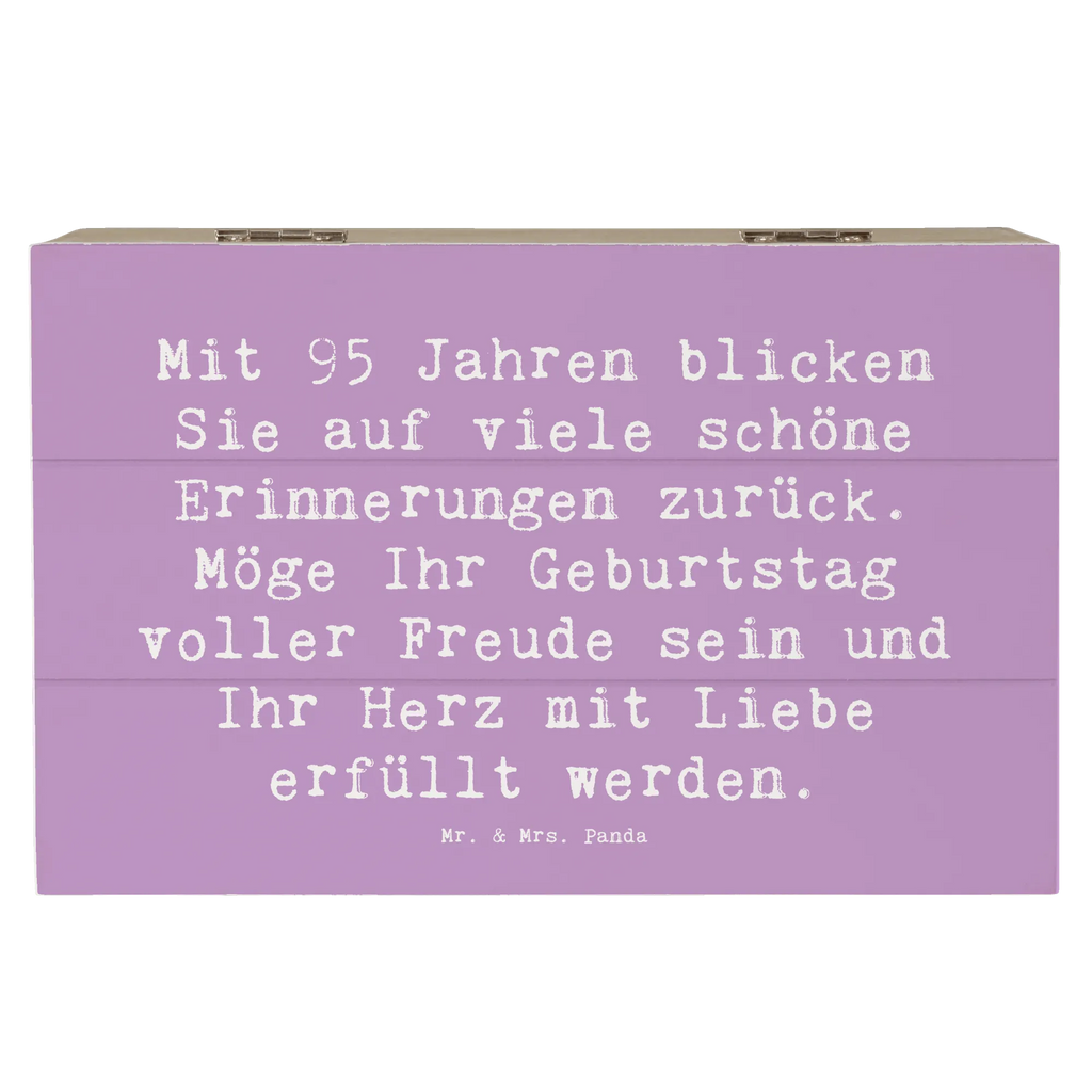 Wooden chest Saying Mit 95 Jahren blicken Sie auf viele schöne Erinnerungen zurück. Möge Ihr Geburtstag voller Freude sein und Ihr Herz mit Liebe erfüllt werden. Geschenkbox, Kiste, Erinnerungsbox, Geschenkdose, XXL, Truhe, Holzkiste, Aufbewahrungsbox, Erinnerungskiste, Schatzkiste, Schatulle, Dekokiste, Geburtstag, Geburtstagsgeschenk, Geschenk