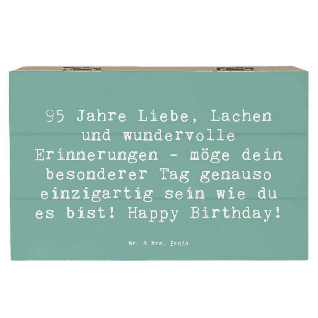 Holzkiste Spruch 95. Geburtstag Geschenkbox, Geschenkdose, Holzkiste, Schatulle, XXL, Dekokiste, Truhe, Erinnerungskiste, Aufbewahrungsbox, Kiste, Erinnerungsbox, Schatzkiste, Geburtstag, Geburtstagsgeschenk, Geschenk