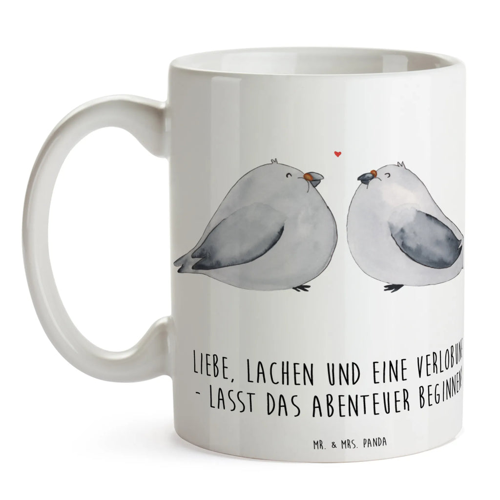 Mug Liebe, Lachen und eine Verlobung - lasst das Abenteuer beginnen! Kaffeetasse, Teetasse, Tasse mit Zitaten, Porzellantasse, Geschenktasse, Tasse, Bürotasse, Tasse mit Motiven, Keramiktasse, Hochzeit, Hochzeitsgeschenk, Ehe, Hochzeitsfeier, Trauung, Trauungsgeschenk, Hochzeitskarte, Verlobungsfeier, Verlobungsgeschenk, Hochzeitsgeschenkideen, Hochzeitsgeschenke für Brautpaar