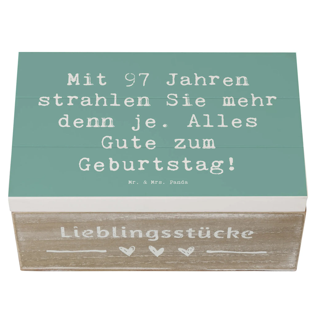 Holzkiste Spruch 97. Geburtstag Strahlen Geschenkdose, Holzkiste, Aufbewahrungsbox, Schatulle, XXL, Erinnerungskiste, Schatzkiste, Kiste, Geschenkbox, Erinnerungsbox, Truhe, Dekokiste, Geburtstag, Geburtstagsgeschenk, Geschenk