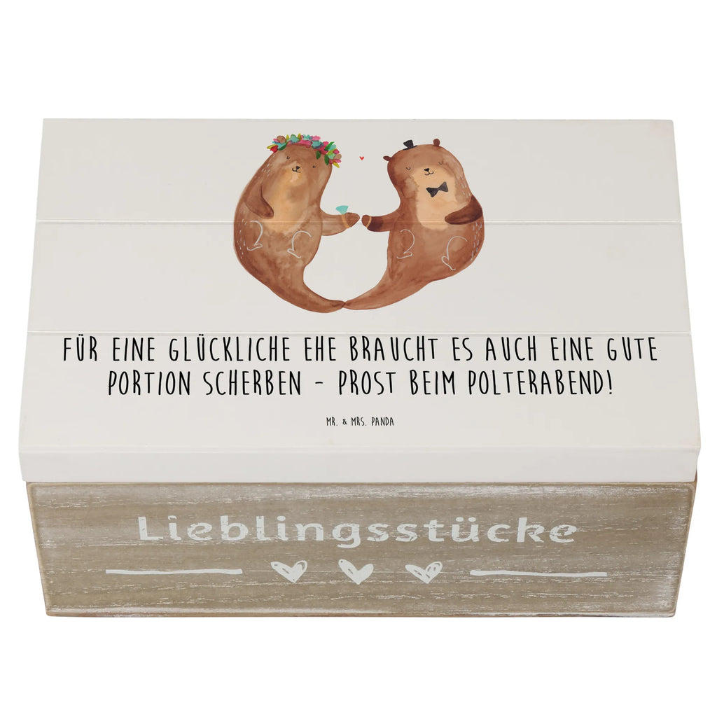 Wooden chest Für eine glückliche Ehe braucht es auch eine gute Portion Scherben - Prost beim Polterabend! Geschenkdose, Geschenkbox, Schatzkiste, Schatulle, Aufbewahrungsbox, XXL, Erinnerungskiste, Kiste, Truhe, Holzkiste, Erinnerungsbox, Dekokiste, Hochzeit, Hochzeitsgeschenk, Ehe, Hochzeitsfeier, Trauung, Trauungsgeschenk, Hochzeitskarte, Verlobungsfeier, Verlobungsgeschenk, Hochzeitsgeschenkideen, Hochzeitsgeschenke für Brautpaar