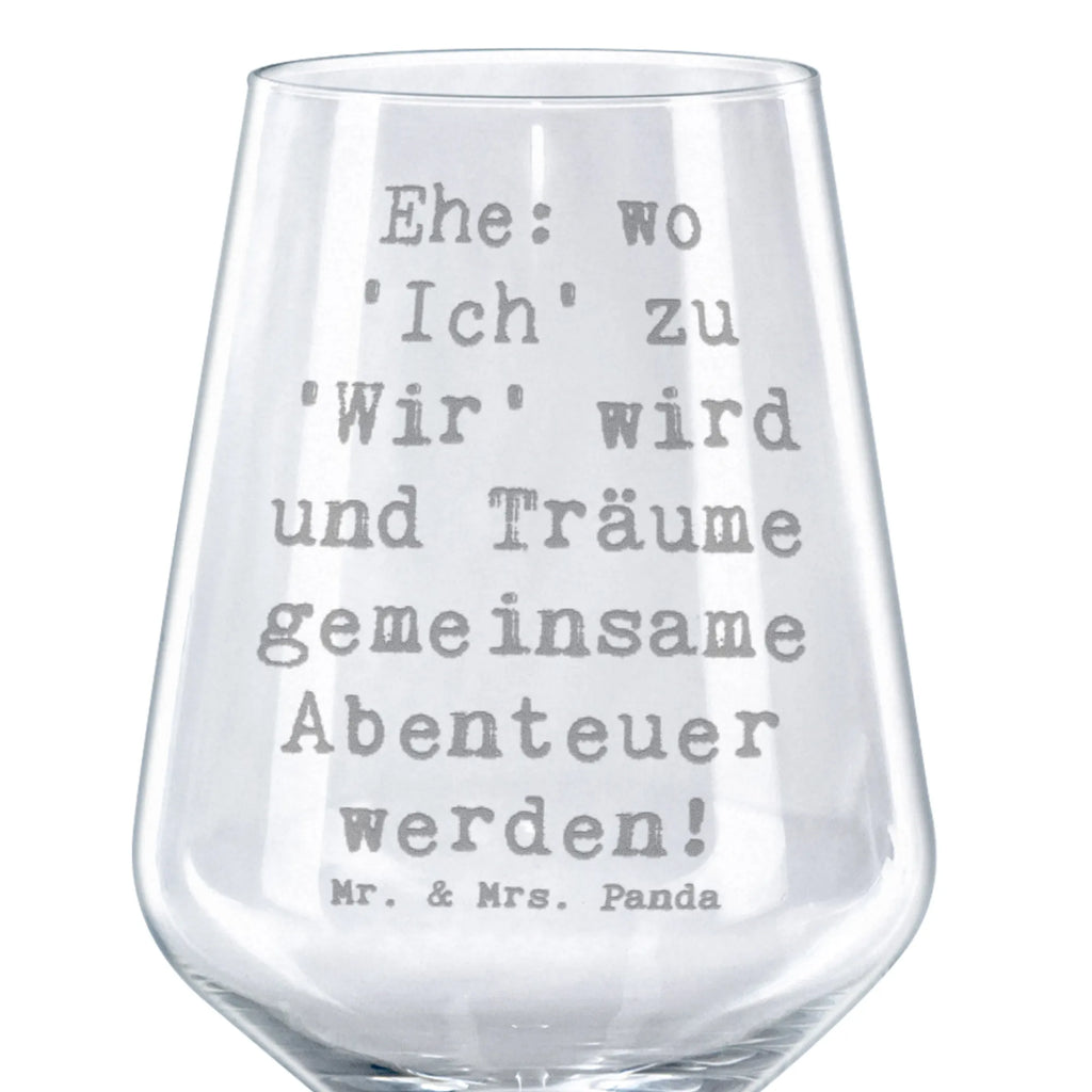 Red Wine Glass Saying Ehe: wo 'Ich' zu 'Wir' wird und Träume gemeinsame Abenteuer werden! Wedding, marriage, gifts