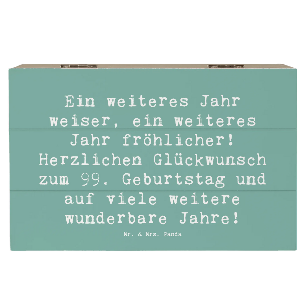 Holzkiste Spruch 99. Geburtstag Freude Truhe, Aufbewahrungsbox, Dekokiste, Holzkiste, Geschenkdose, Schatulle, Kiste, Erinnerungsbox, Geschenkbox, Schatzkiste, XXL, Erinnerungskiste, Geburtstag, Geburtstagsgeschenk, Geschenk