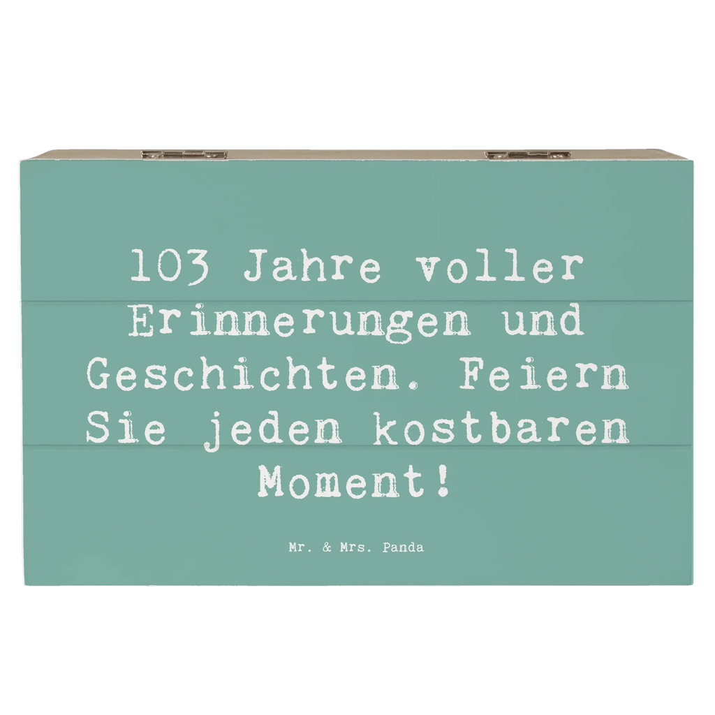 Holzkiste Spruch 103. Geburtstag Erinnerungen Schatzkiste, Dekokiste, XXL, Erinnerungskiste, Aufbewahrungsbox, Holzkiste, Erinnerungsbox, Geschenkdose, Geschenkbox, Schatulle, Kiste, Truhe, Geburtstag, Geburtstagsgeschenk, Geschenk