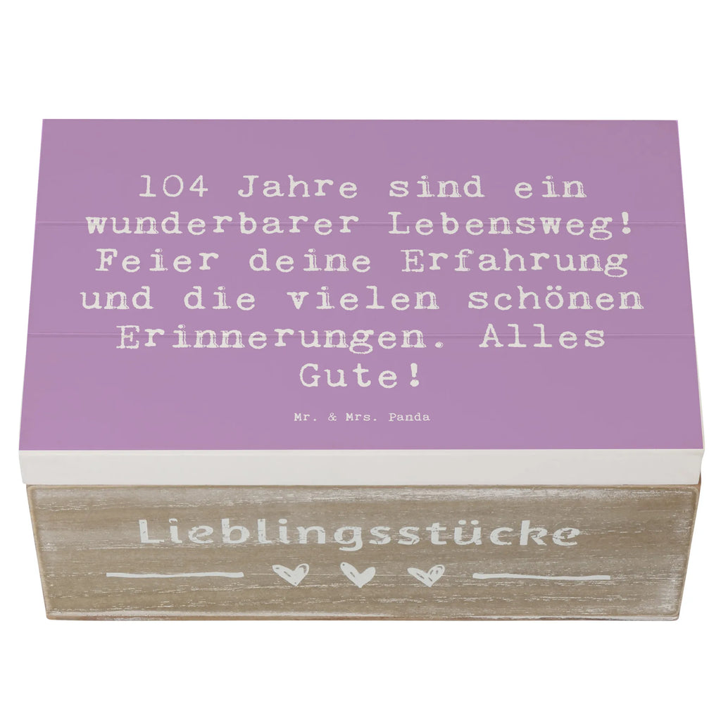 Holzkiste Spruch 104. Geburtstag Dekokiste, Kiste, Schatzkiste, Geschenkbox, Truhe, Erinnerungskiste, Geschenkdose, Aufbewahrungsbox, Schatulle, XXL, Erinnerungsbox, Holzkiste, Geburtstag, Geburtstagsgeschenk, Geschenk