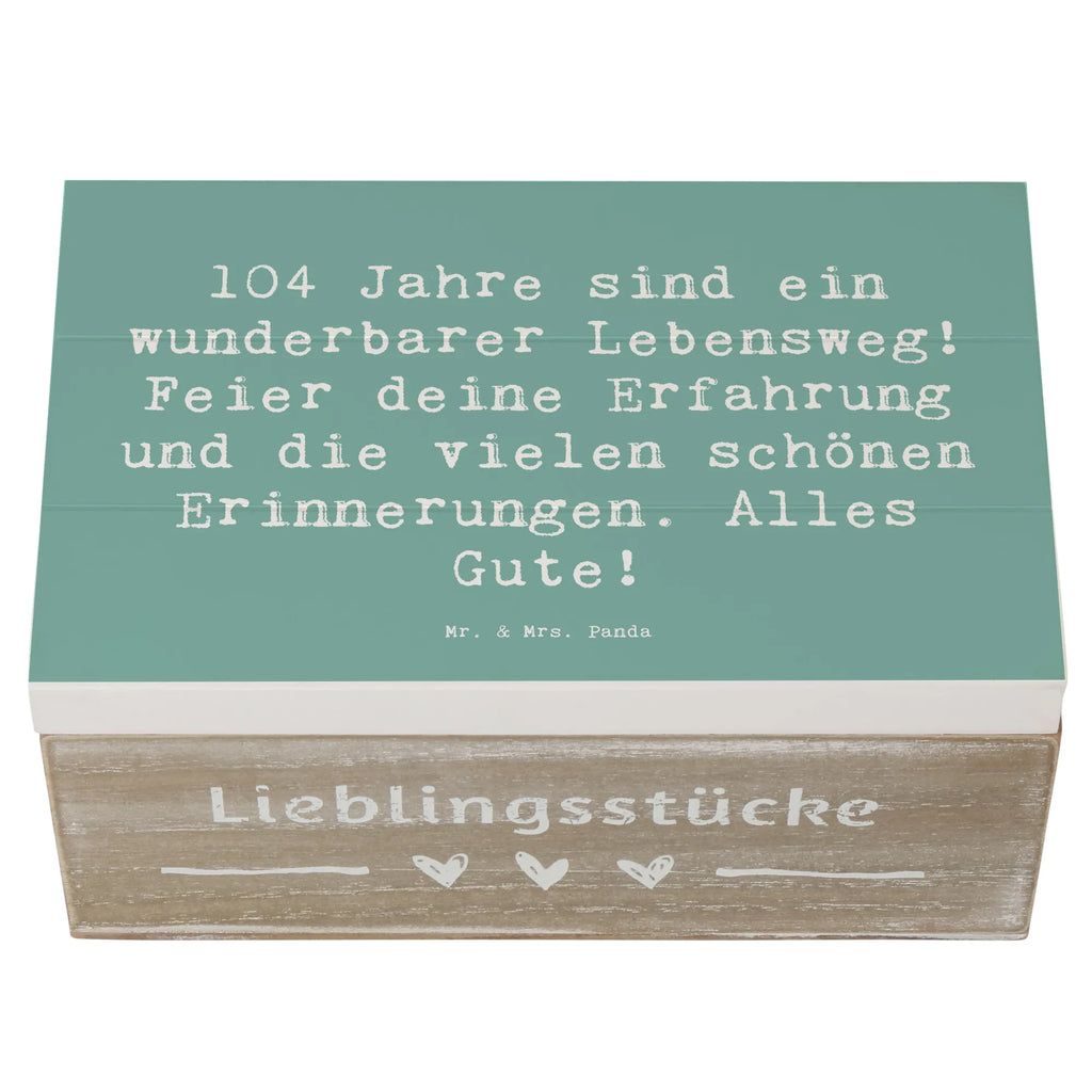 Holzkiste Spruch 104. Geburtstag Dekokiste, Kiste, Schatzkiste, Geschenkbox, Truhe, Erinnerungskiste, Geschenkdose, Aufbewahrungsbox, Schatulle, XXL, Erinnerungsbox, Holzkiste, Geburtstag, Geburtstagsgeschenk, Geschenk