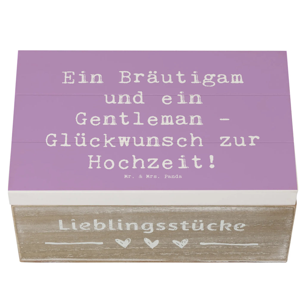 Wooden chest Saying Ein Bräutigam und ein Gentleman - Glückwunsch zur Hochzeit! Holzkiste, Kiste, Schatzkiste, Truhe, Schatulle, XXL, Erinnerungsbox, Erinnerungskiste, Dekokiste, Aufbewahrungsbox, Geschenkbox, Geschenkdose, Hochzeit, Hochzeitsgeschenk, Ehe, Hochzeitsfeier, Trauung, Trauungsgeschenk, Hochzeitskarte, Verlobungsfeier, Verlobungsgeschenk, Hochzeitsgeschenkideen, Hochzeitsgeschenke für Brautpaar