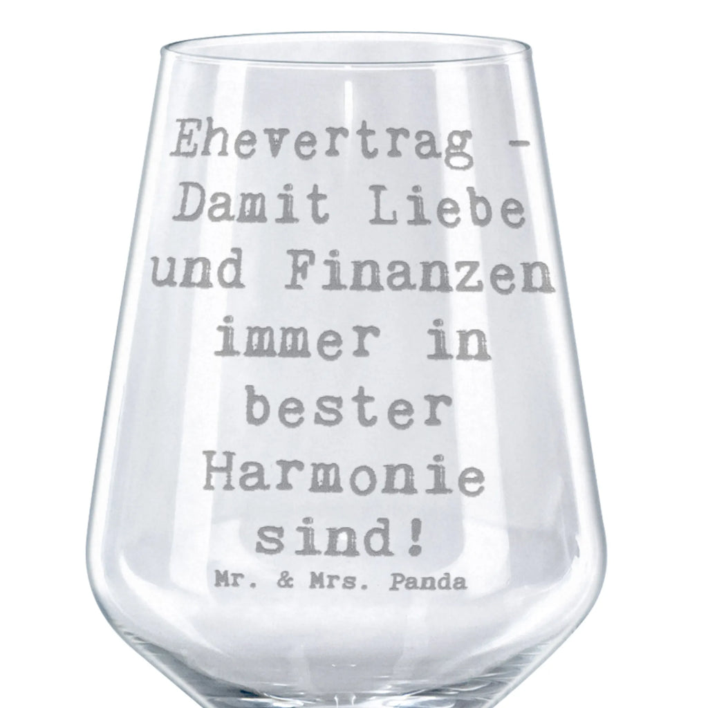 Red Wine Glass Saying Ehevertrag - Damit Liebe und Finanzen immer in bester Harmonie sind! Wedding, marriage, gifts