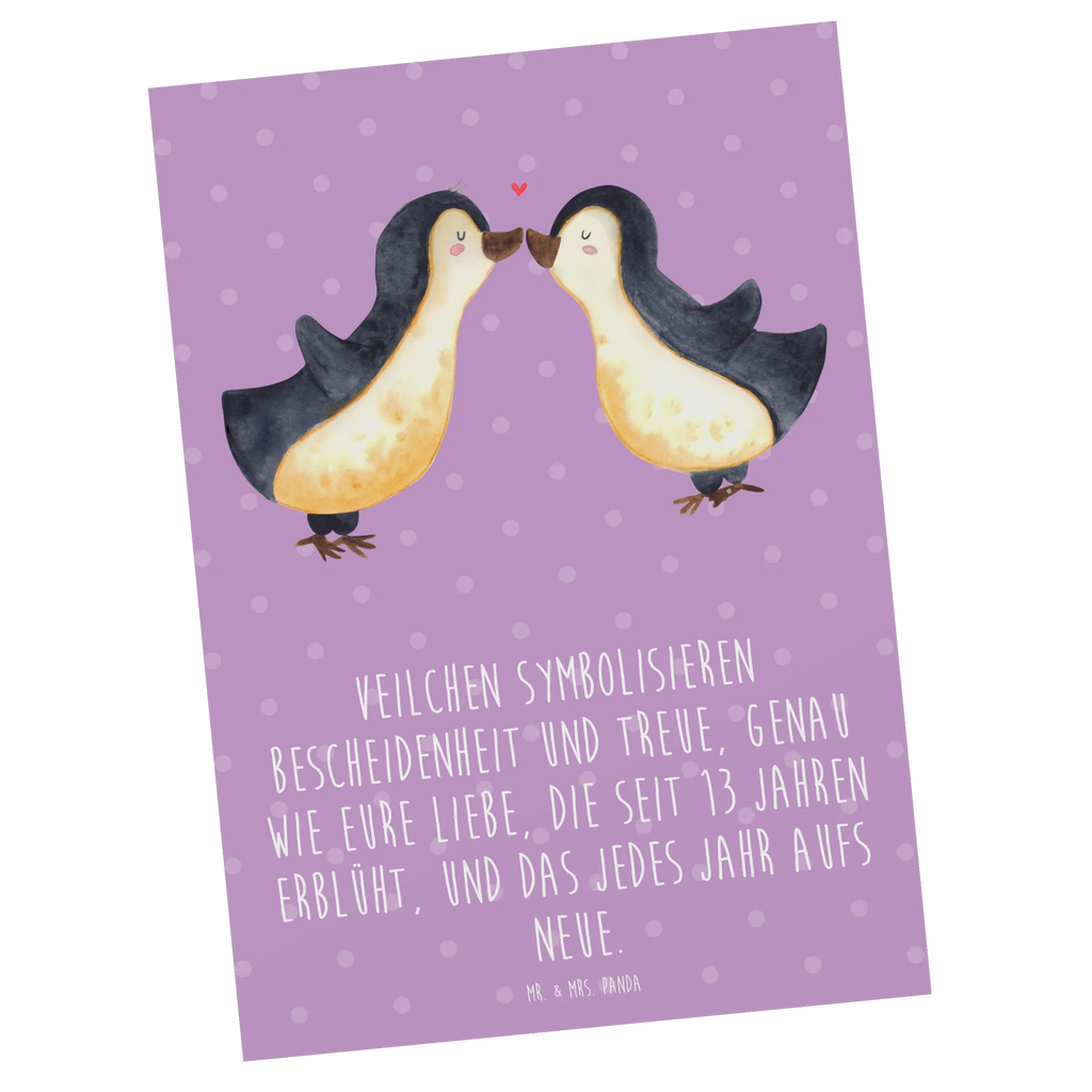 Postcard Veilchen symbolisieren Bescheidenheit und Treue, genau wie eure Liebe, die seit 13 Jahren erblüht, und das jedes Jahr aufs Neue. Grußkarte, Ansichtskarten, Einladungskarten Geburtstag, Einladung, Einladungskarte, Einladung Geburtstag, Geschenkkarte, Geburtstagskarte, Ansichtskarte, Karte, Postkarte, Dankeskarte, Hochzeit, Hochzeitsgeschenk, Ehe, Hochzeitsfeier, Trauung, Trauungsgeschenk, Hochzeitskarte, Verlobungsfeier, Verlobungsgeschenk, Hochzeitsgeschenkideen, Hochzeitsgeschenke für Brautpaar