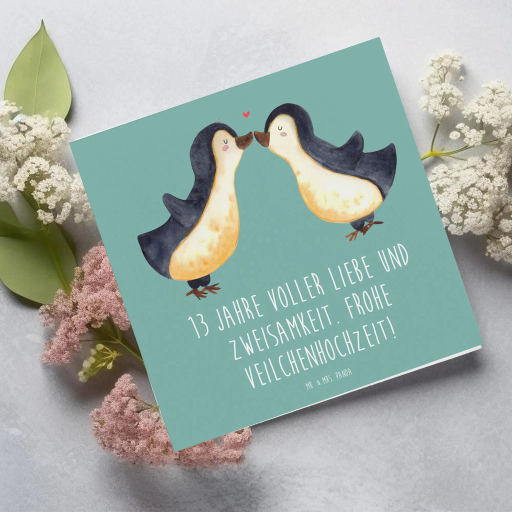 Deluxe Card 13 Jahre voller Liebe und Zweisamkeit. Frohe Veilchenhochzeit! Karte, Glückwunschkarte, Hochwertige Grußkarte, Grußkarte, Hochzeitskarte, Klappkarte, Hochwertige Klappkarte, Geburtstagskarte, Einladungskarte, Hochzeit, Hochzeitsgeschenk, Ehe, Hochzeitsfeier, Trauung, Trauungsgeschenk, Verlobungsfeier, Verlobungsgeschenk, Hochzeitsgeschenkideen, Hochzeitsgeschenke für Brautpaar