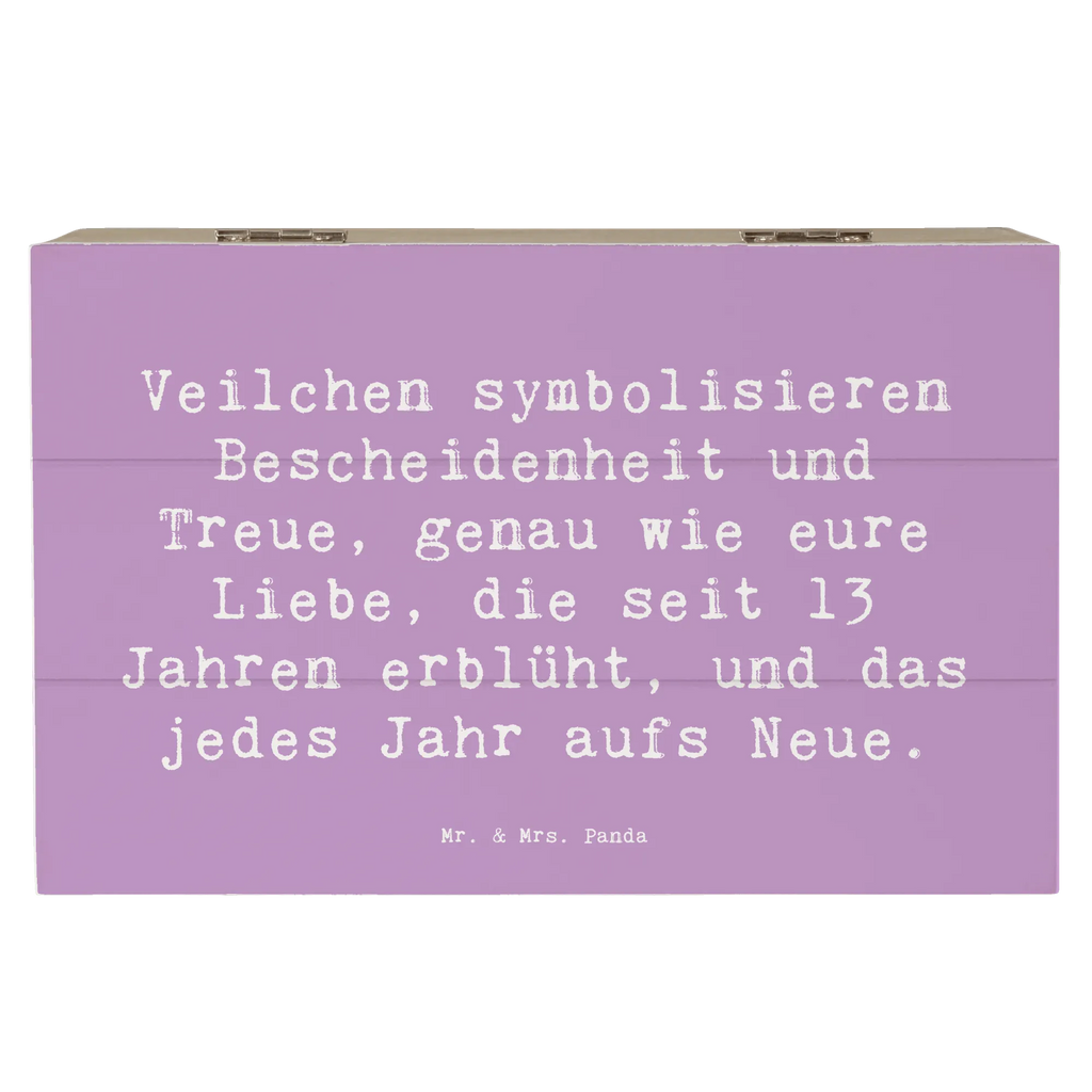 Holzkiste Spruch 13. Hochzeitstag Veilchenhochzeit XXL, Dekokiste, Aufbewahrungsbox, Schatulle, Kiste, Schatzkiste, Geschenkbox, Erinnerungsbox, Holzkiste, Truhe, Erinnerungskiste, Geschenkdose, Hochzeit, Hochzeitsgeschenk, Ehe, Hochzeitsfeier, Trauung, Trauungsgeschenk, Hochzeitskarte, Verlobungsfeier, Verlobungsgeschenk, Hochzeitsgeschenkideen, Hochzeitsgeschenke für Brautpaar