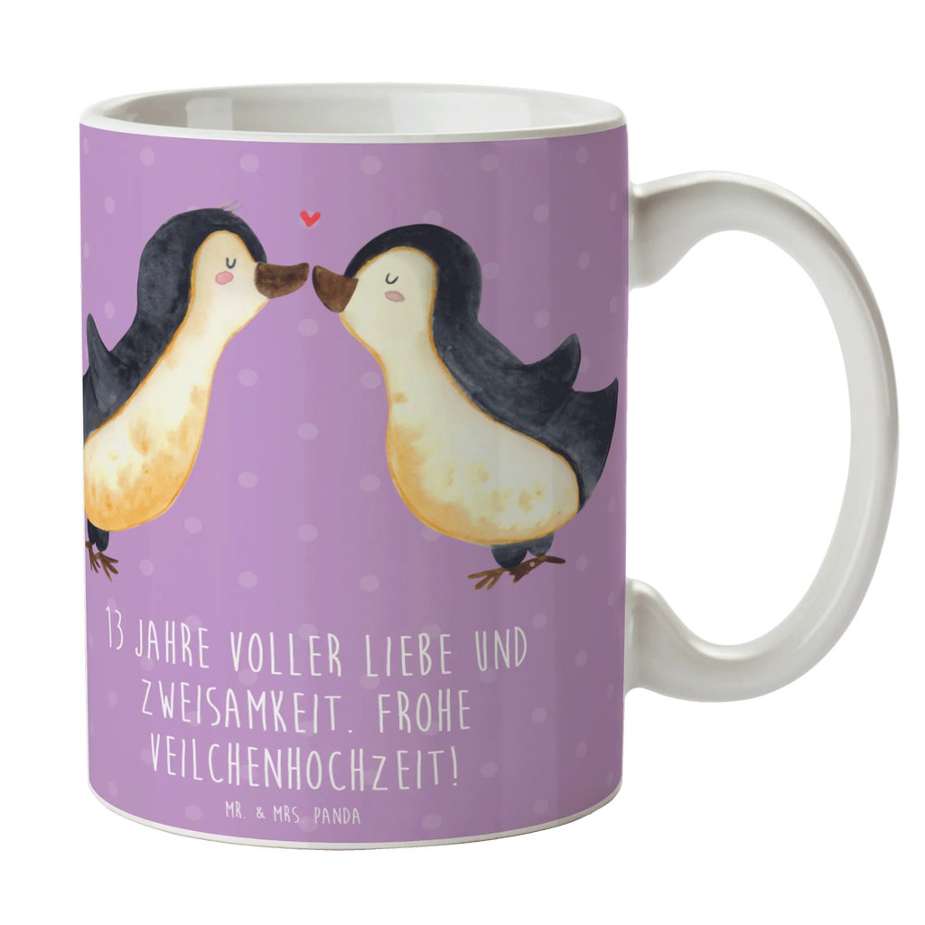 Tasse 13. Hochzeitstag Veilchenhochzeit Porzellantasse, Geschenktasse, Tasse, Kaffeetasse, Tasse mit Zitaten, Bürotasse, Keramiktasse, Teetasse, Tasse mit Motiven, Hochzeit, Hochzeitsgeschenk, Ehe, Hochzeitsfeier, Trauung, Trauungsgeschenk, Hochzeitskarte, Verlobungsfeier, Verlobungsgeschenk, Hochzeitsgeschenkideen, Hochzeitsgeschenke für Brautpaar