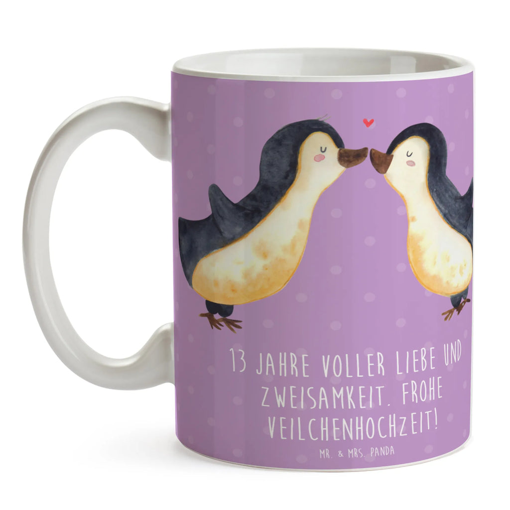 Tasse 13. Hochzeitstag Veilchenhochzeit Porzellantasse, Geschenktasse, Tasse, Kaffeetasse, Tasse mit Zitaten, Bürotasse, Keramiktasse, Teetasse, Tasse mit Motiven, Hochzeit, Hochzeitsgeschenk, Ehe, Hochzeitsfeier, Trauung, Trauungsgeschenk, Hochzeitskarte, Verlobungsfeier, Verlobungsgeschenk, Hochzeitsgeschenkideen, Hochzeitsgeschenke für Brautpaar
