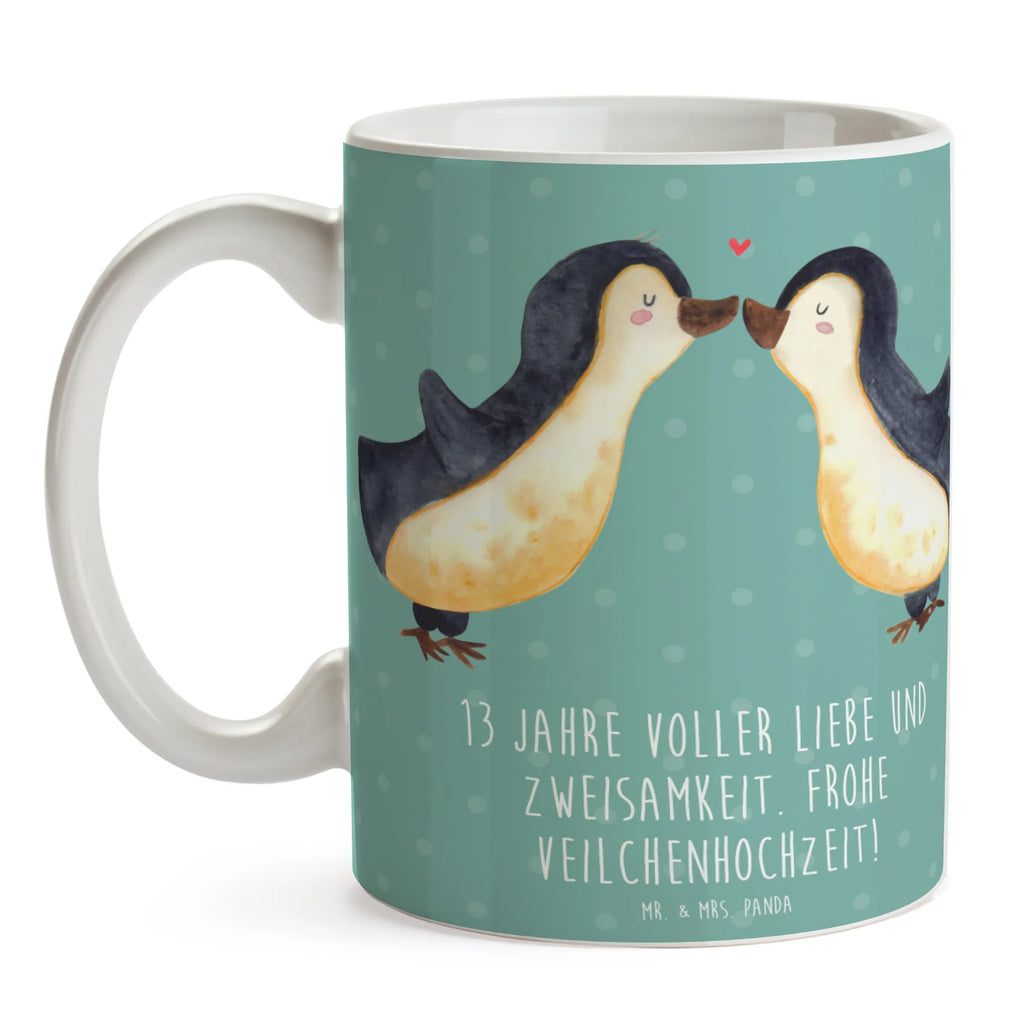 Tasse 13. Hochzeitstag Veilchenhochzeit Porzellantasse, Geschenktasse, Tasse, Kaffeetasse, Tasse mit Zitaten, Bürotasse, Keramiktasse, Teetasse, Tasse mit Motiven, Hochzeit, Hochzeitsgeschenk, Ehe, Hochzeitsfeier, Trauung, Trauungsgeschenk, Hochzeitskarte, Verlobungsfeier, Verlobungsgeschenk, Hochzeitsgeschenkideen, Hochzeitsgeschenke für Brautpaar