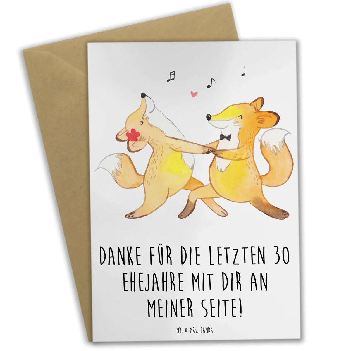 Kartka okolicznościowa Danke für die letzten 30 Ehejahre mit dir an meiner Seite!