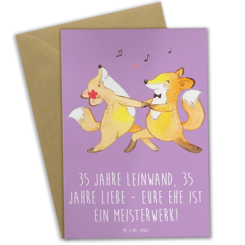 Greetings card 35 Jahre Leinwand, 35 Jahre Liebe - Eure Ehe ist ein Meisterwerk! Grußkarte, Geburtstagskarte, Karte, Hochzeitskarte, Klappkarte, Ansichtskarten, Einladungskarte, Glückwunschkarte, Hochzeit, Hochzeitsgeschenk, Ehe, Hochzeitsfeier, Trauung, Trauungsgeschenk, Verlobungsfeier, Verlobungsgeschenk, Hochzeitsgeschenkideen, Hochzeitsgeschenke für Brautpaar