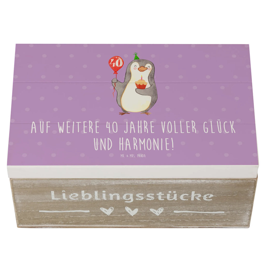 Wooden chest Auf weitere 40 Jahre voller Glück und Harmonie! Holzkiste, Dekokiste, Schatulle, XXL, Aufbewahrungsbox, Geschenkbox, Schatzkiste, Kiste, Truhe, Erinnerungsbox, Erinnerungskiste, Geschenkdose, Hochzeit, Hochzeitsgeschenk, Ehe, Hochzeitsfeier, Trauung, Trauungsgeschenk, Hochzeitskarte, Verlobungsfeier, Verlobungsgeschenk, Hochzeitsgeschenkideen, Hochzeitsgeschenke für Brautpaar