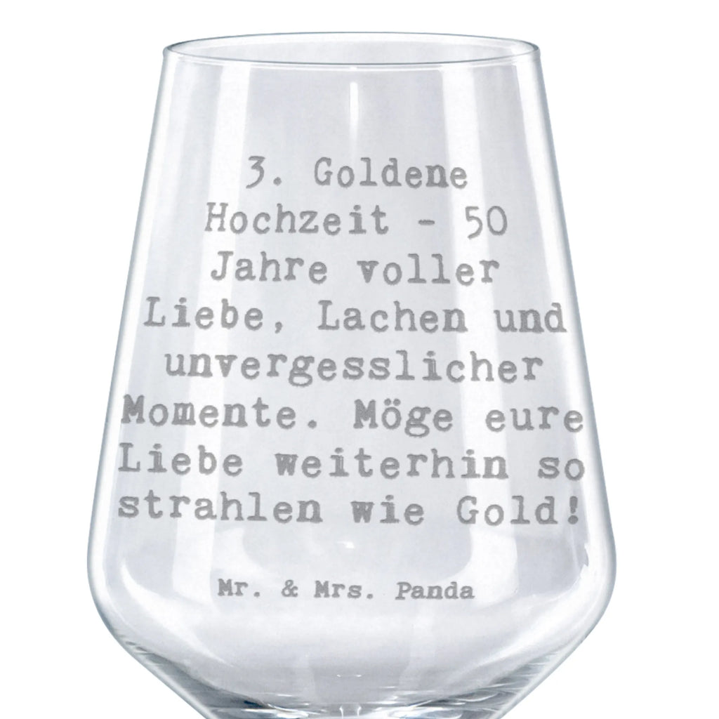 Red Wine Glass Saying 3. Goldene Hochzeit - 50 Jahre voller Liebe, Lachen und unvergesslicher Momente. Möge eure Liebe weiterhin so strahlen wie Gold! Wedding, marriage, gifts