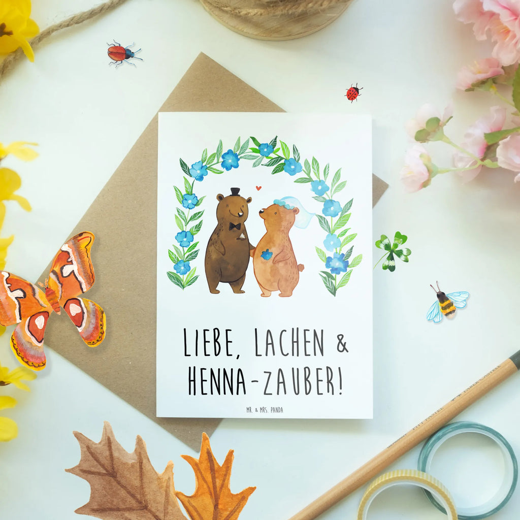 Greetings card Liebe, Lachen & Henna-Zauber! Glückwunschkarte, Hochzeitskarte, Ansichtskarten, Karte, Geburtstagskarte, Grußkarte, Einladungskarte, Klappkarte, Hochzeit, Hochzeitsgeschenk, Ehe, Hochzeitsfeier, Trauung, Trauungsgeschenk, Verlobungsfeier, Verlobungsgeschenk, Hochzeitsgeschenkideen, Hochzeitsgeschenke für Brautpaar