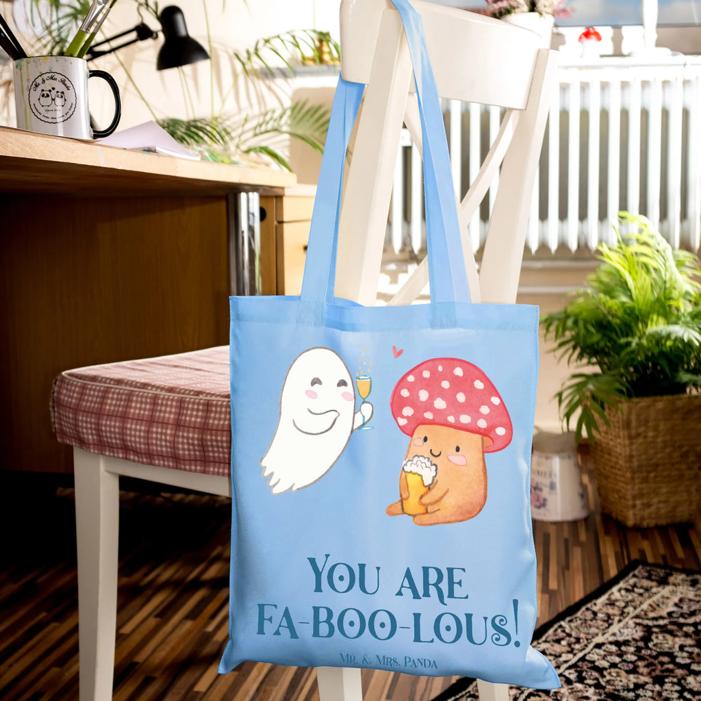 Tote bag You are fa-boo-lous! Tragetasche, Jutebeutel, Tasche, Beuteltasche, Laptoptasche, Einkaufstüte, Shopper, Stoffbeutel, Schultertasche, Badetasche, Jutetasche, Stofftasche, Einkaufstasche, Strandtasche, Umhängetasche, Beutel, Halloween, Deko, Martinssingen, Dekoration, Geschenke, Schenken