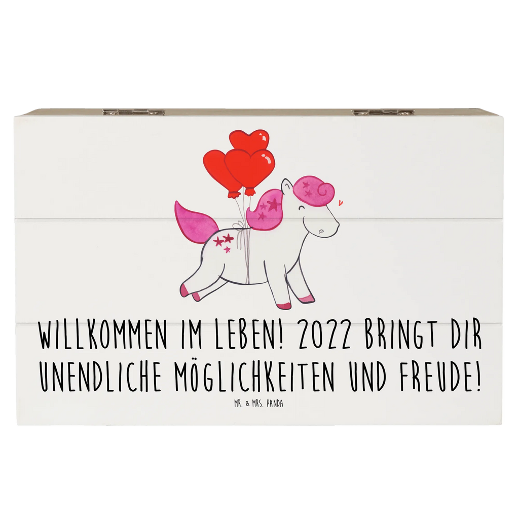 Wooden chest Willkommen im Leben! 2022 bringt dir unendliche Möglichkeiten und Freude! Geschenkbox, Aufbewahrungsbox, Geschenkdose, Holzkiste, Schatzkiste, XXL, Erinnerungsbox, Erinnerungskiste, Schatulle, Dekokiste, Kiste, Truhe, Geburtstag, Geburtstagsgeschenk, Geschenk