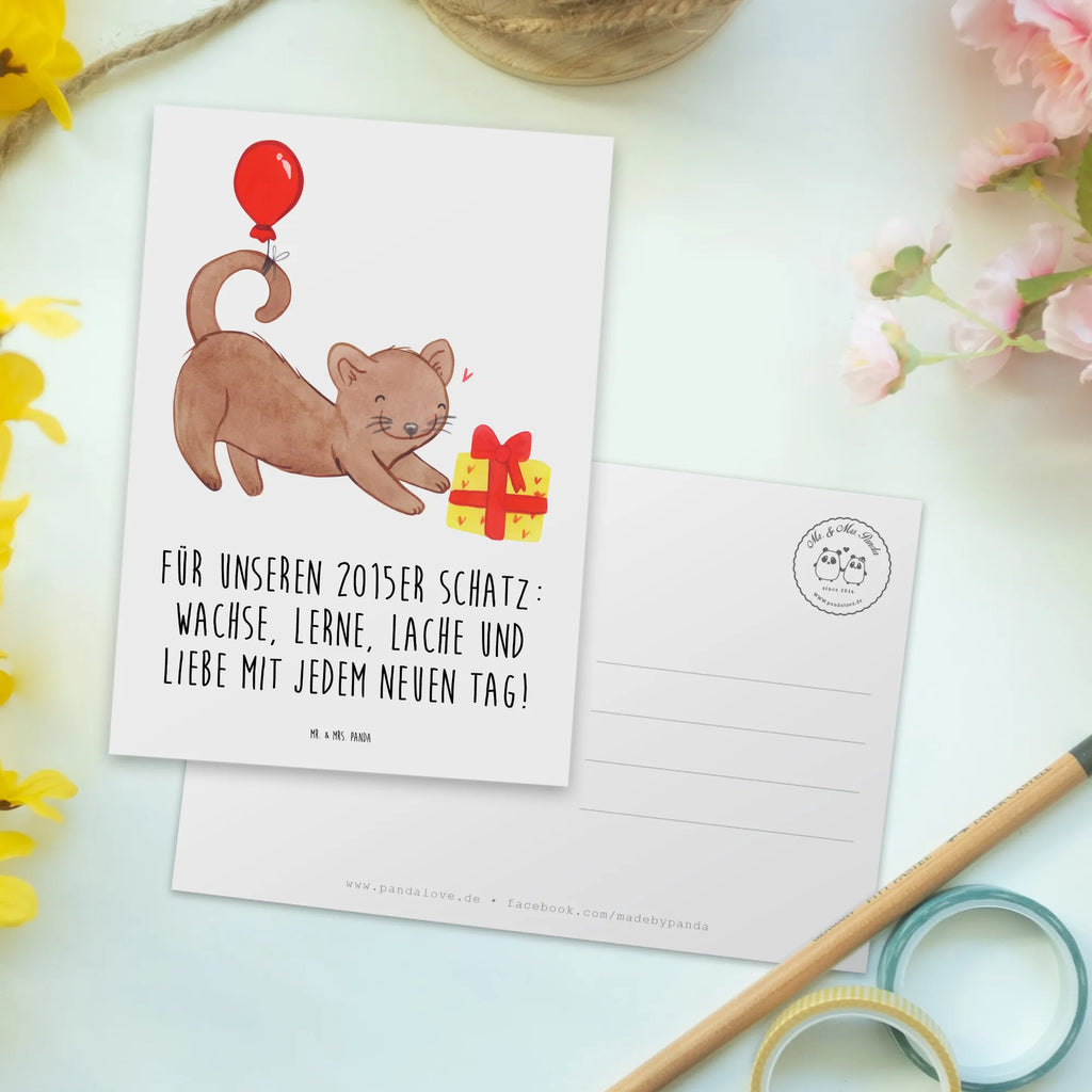 Postcard Für unseren 2015er Schatz: Wachse, lerne, lache und liebe mit jedem neuen Tag! Einladung, Grußkarte, Einladung Geburtstag, Postkarte, Geburtstagskarte, Geschenkkarte, Einladungskarten Geburtstag, Einladungskarte, Dankeskarte, Karte, Ansichtskarte, Ansichtskarten, Geburtstag, Geburtstagsgeschenk, Geschenk