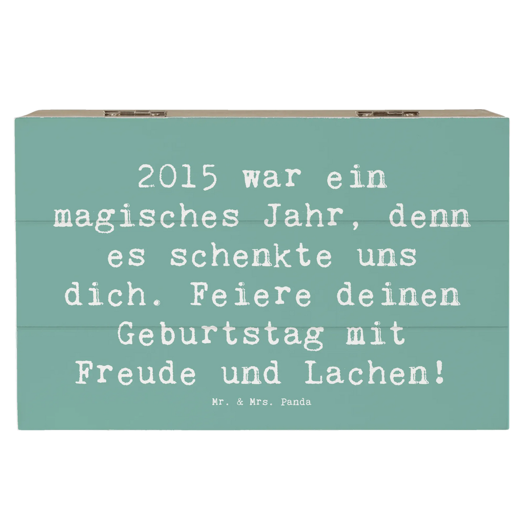 Holzkiste Spruch 2015 Geburtstag Truhe, Erinnerungsbox, Geschenkbox, Holzkiste, Schatulle, XXL, Dekokiste, Aufbewahrungsbox, Kiste, Erinnerungskiste, Geschenkdose, Schatzkiste, Geburtstag, Geburtstagsgeschenk, Geschenk