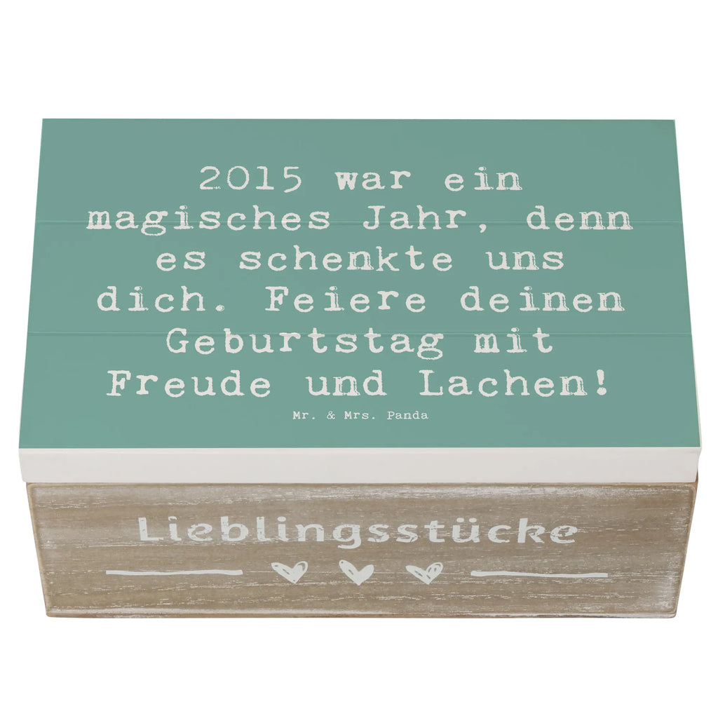 Holzkiste Spruch 2015 Geburtstag Truhe, Erinnerungsbox, Geschenkbox, Holzkiste, Schatulle, XXL, Dekokiste, Aufbewahrungsbox, Kiste, Erinnerungskiste, Geschenkdose, Schatzkiste, Geburtstag, Geburtstagsgeschenk, Geschenk