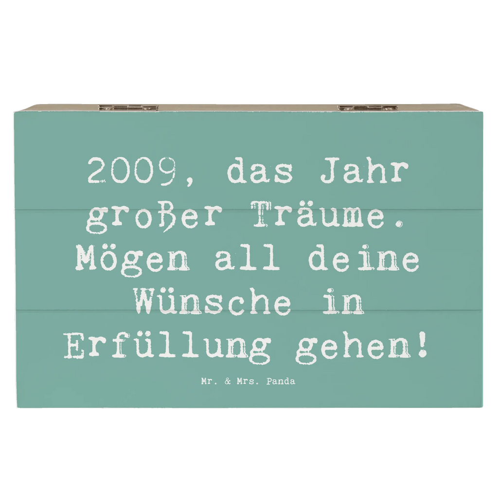 Wooden chest Saying 2009, das Jahr großer Träume. Mögen all deine Wünsche in Erfüllung gehen! Kiste, Schatulle, Schatzkiste, Aufbewahrungsbox, Truhe, XXL, Dekokiste, Erinnerungsbox, Holzkiste, Geschenkbox, Erinnerungskiste, Geschenkdose, Geburtstag, Geburtstagsgeschenk, Geschenk