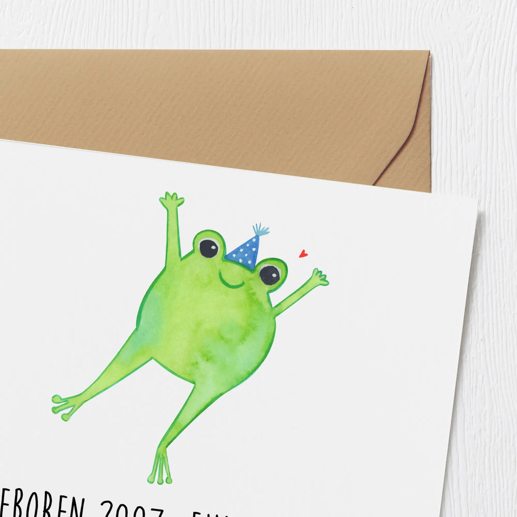 Deluxe Card Geboren 2007, ein Jahr des Glücks und der Freude. Mögest du immer so strahlen! Karte, Grußkarte, Klappkarte, Einladungskarte, Glückwunschkarte, Hochzeitskarte, Geburtstagskarte, Hochwertige Grußkarte, Hochwertige Klappkarte, Geburtstag, Geburtstagsgeschenk, Geschenk