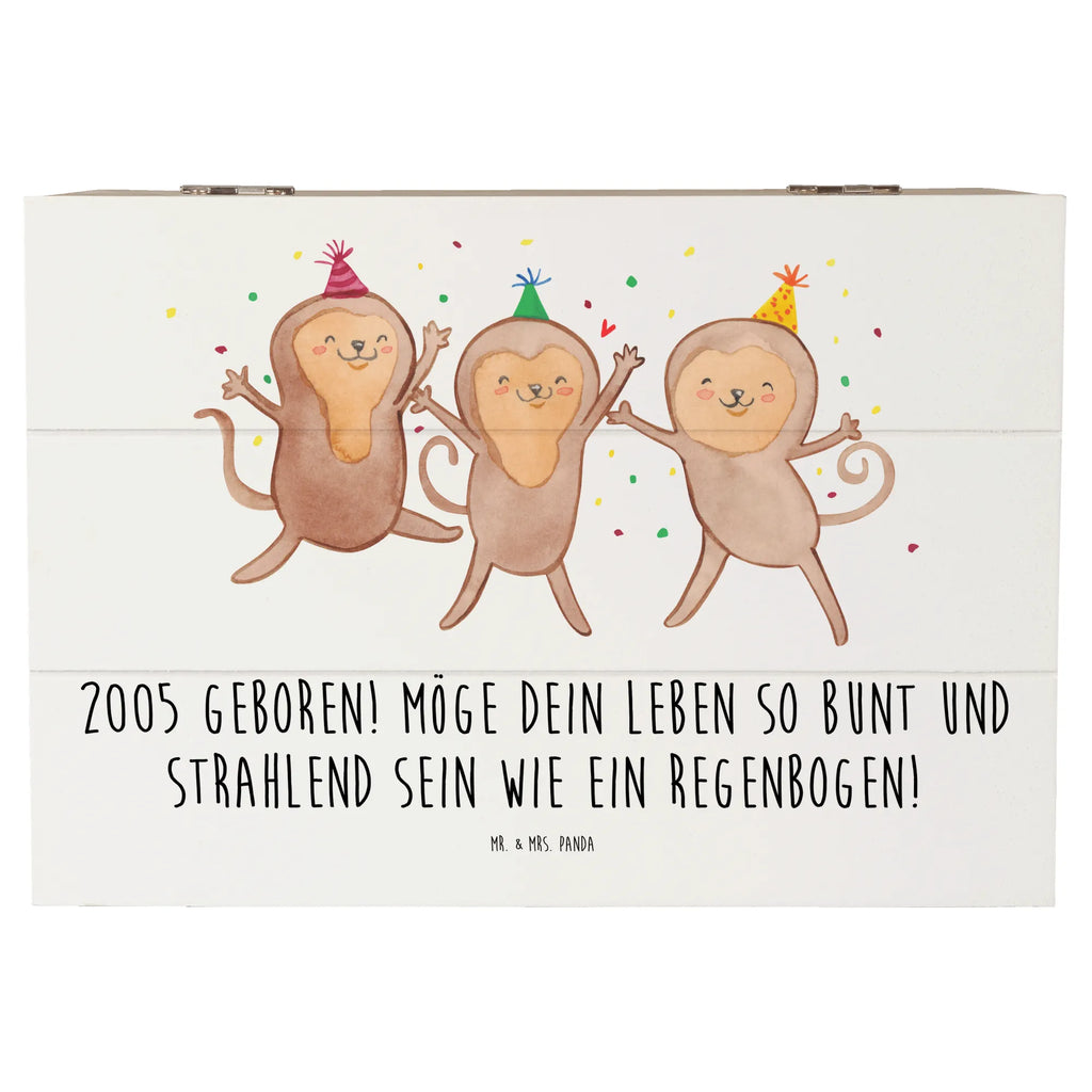 Holzkiste 2005 Geburtstag Regenbogen Geschenkdose, Aufbewahrungsbox, Geschenkbox, Schatulle, Erinnerungskiste, Schatzkiste, Erinnerungsbox, Kiste, XXL, Truhe, Dekokiste, Holzkiste, Geburtstag, Geburtstagsgeschenk, Geschenk