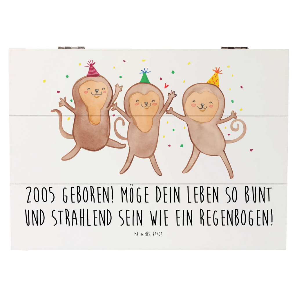Holzkiste 2005 Geburtstag Regenbogen Geschenkdose, Aufbewahrungsbox, Geschenkbox, Schatulle, Erinnerungskiste, Schatzkiste, Erinnerungsbox, Kiste, XXL, Truhe, Dekokiste, Holzkiste, Geburtstag, Geburtstagsgeschenk, Geschenk