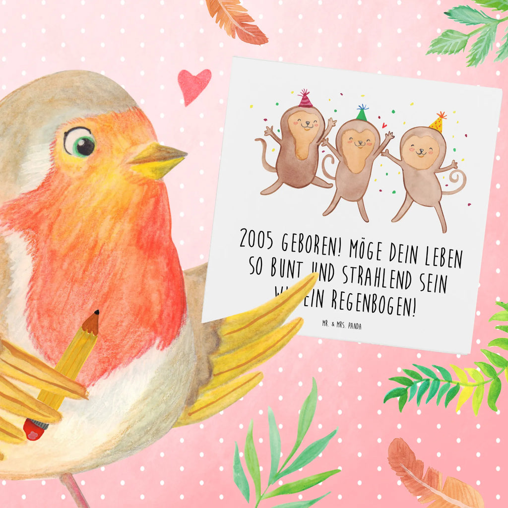 Deluxe Karte 2005 Geburtstag Regenbogen Karte, Grußkarte, Klappkarte, Einladungskarte, Glückwunschkarte, Hochzeitskarte, Geburtstagskarte, Hochwertige Grußkarte, Hochwertige Klappkarte, Geburtstag, Geburtstagsgeschenk, Geschenk