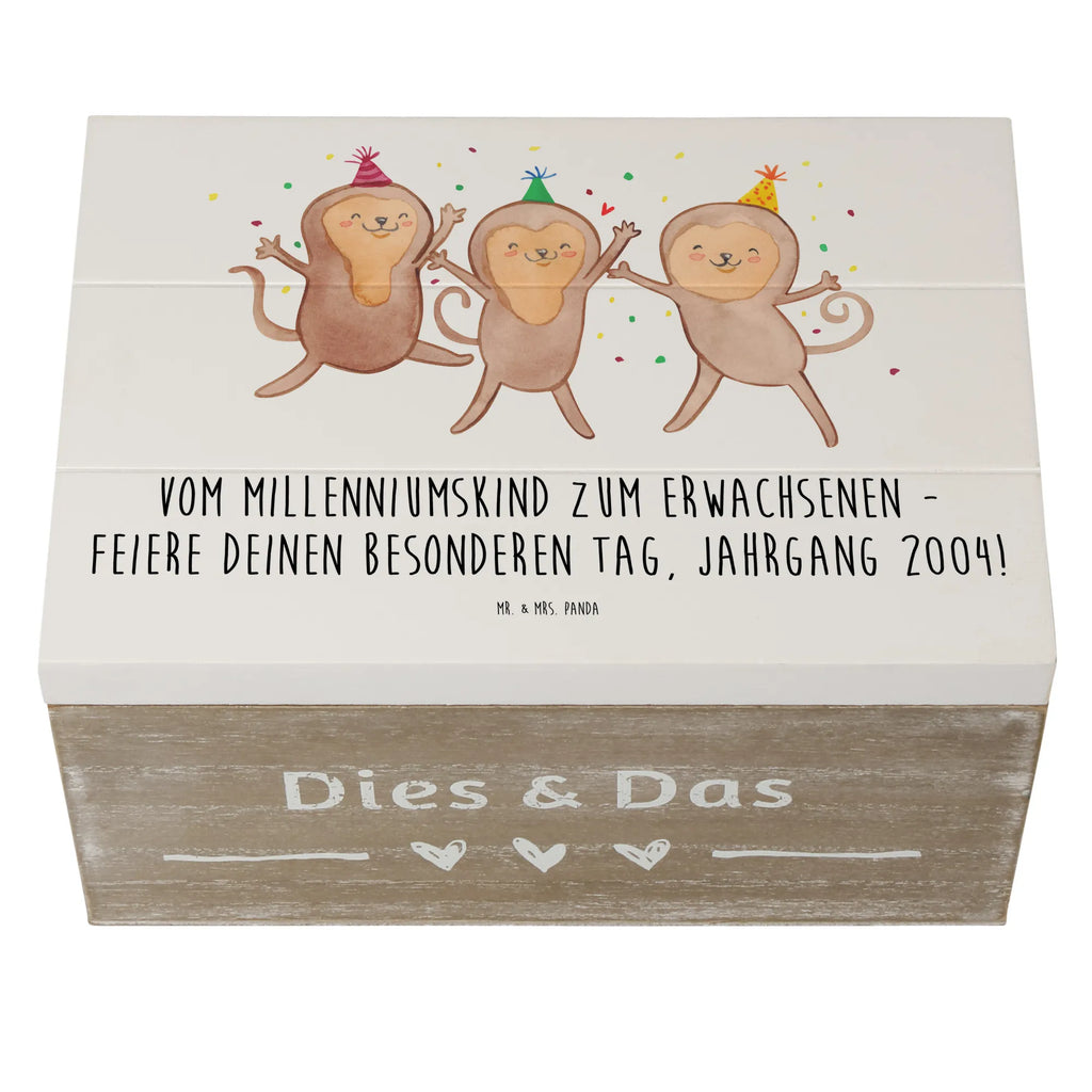 Holzkiste 2004 Geburtstag Holzkiste, Kiste, Erinnerungsbox, Schatzkiste, Geschenkdose, Dekokiste, Truhe, Aufbewahrungsbox, Erinnerungskiste, Geschenkbox, Schatulle, XXL, Geburtstag, Geburtstagsgeschenk, Geschenk