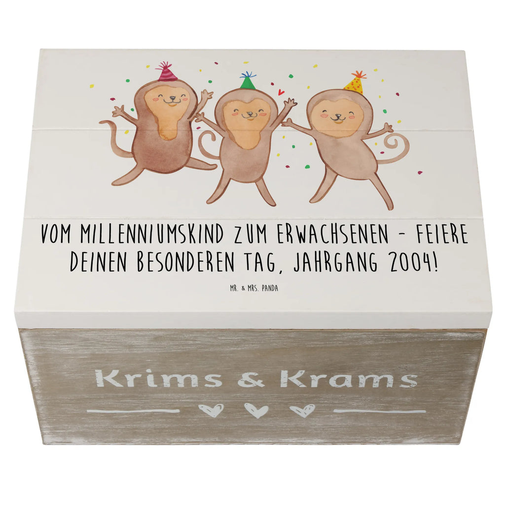 Holzkiste 2004 Geburtstag Holzkiste, Kiste, Erinnerungsbox, Schatzkiste, Geschenkdose, Dekokiste, Truhe, Aufbewahrungsbox, Erinnerungskiste, Geschenkbox, Schatulle, XXL, Geburtstag, Geburtstagsgeschenk, Geschenk