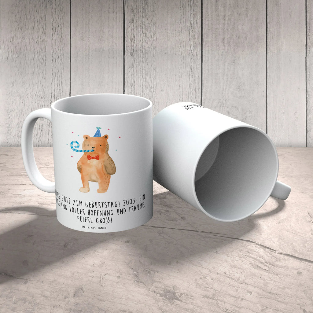 Tasse 2003 Geburtstag Porzellantasse, Keramiktasse, Tasse mit Motiven, Tasse mit Zitaten, Teetasse, Geschenktasse, Tasse, Bürotasse, Kaffeetasse, Geburtstag, Geburtstagsgeschenk, Geschenk