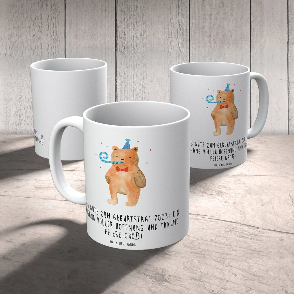 Tasse 2003 Geburtstag Porzellantasse, Keramiktasse, Tasse mit Motiven, Tasse mit Zitaten, Teetasse, Geschenktasse, Tasse, Bürotasse, Kaffeetasse, Geburtstag, Geburtstagsgeschenk, Geschenk