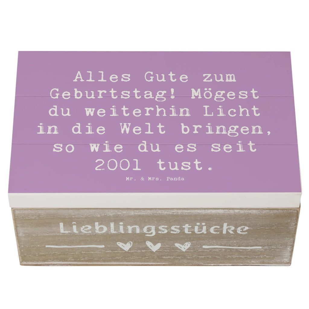 Holzkiste Spruch 2001 Geburtstag Licht Aufbewahrungsbox, Holzkiste, Erinnerungsbox, Kiste, Truhe, Geschenkbox, Erinnerungskiste, XXL, Schatulle, Schatzkiste, Geschenkdose, Dekokiste, Geburtstag, Geburtstagsgeschenk, Geschenk
