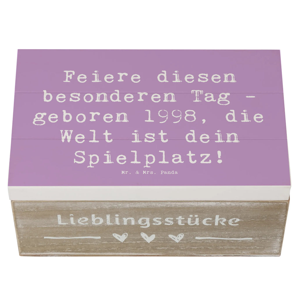 Holzkiste Spruch 1998 Geburtstag Dekokiste, Geschenkbox, Truhe, Geschenkdose, Aufbewahrungsbox, Erinnerungsbox, Erinnerungskiste, Kiste, Holzkiste, XXL, Schatzkiste, Schatulle, Geburtstag, Geburtstagsgeschenk, Geschenk