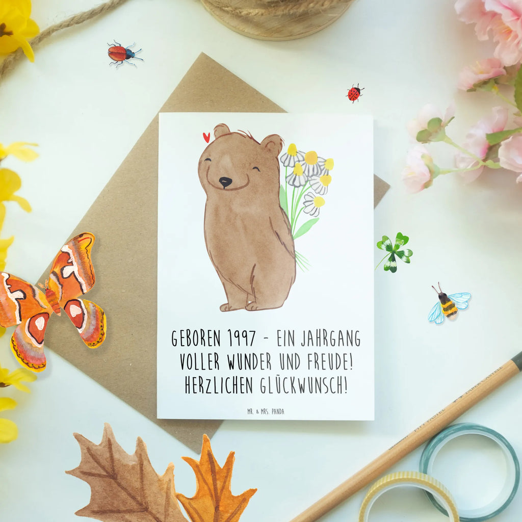 Grußkarte 1997 Geburtstag Ansichtskarten, Geburtstagskarte, Hochzeitskarte, Klappkarte, Karte, Glückwunschkarte, Einladungskarte, Grußkarte, Geburtstag, Geburtstagsgeschenk, Geschenk