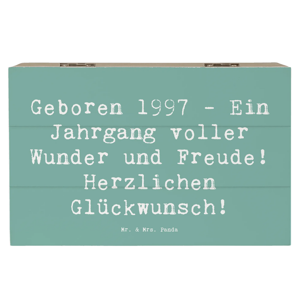 Holzkiste Spruch 1997 Geburtstag Holzkiste, Erinnerungsbox, Geschenkbox, Dekokiste, Schatulle, Truhe, XXL, Aufbewahrungsbox, Geschenkdose, Erinnerungskiste, Schatzkiste, Kiste, Geburtstag, Geburtstagsgeschenk, Geschenk