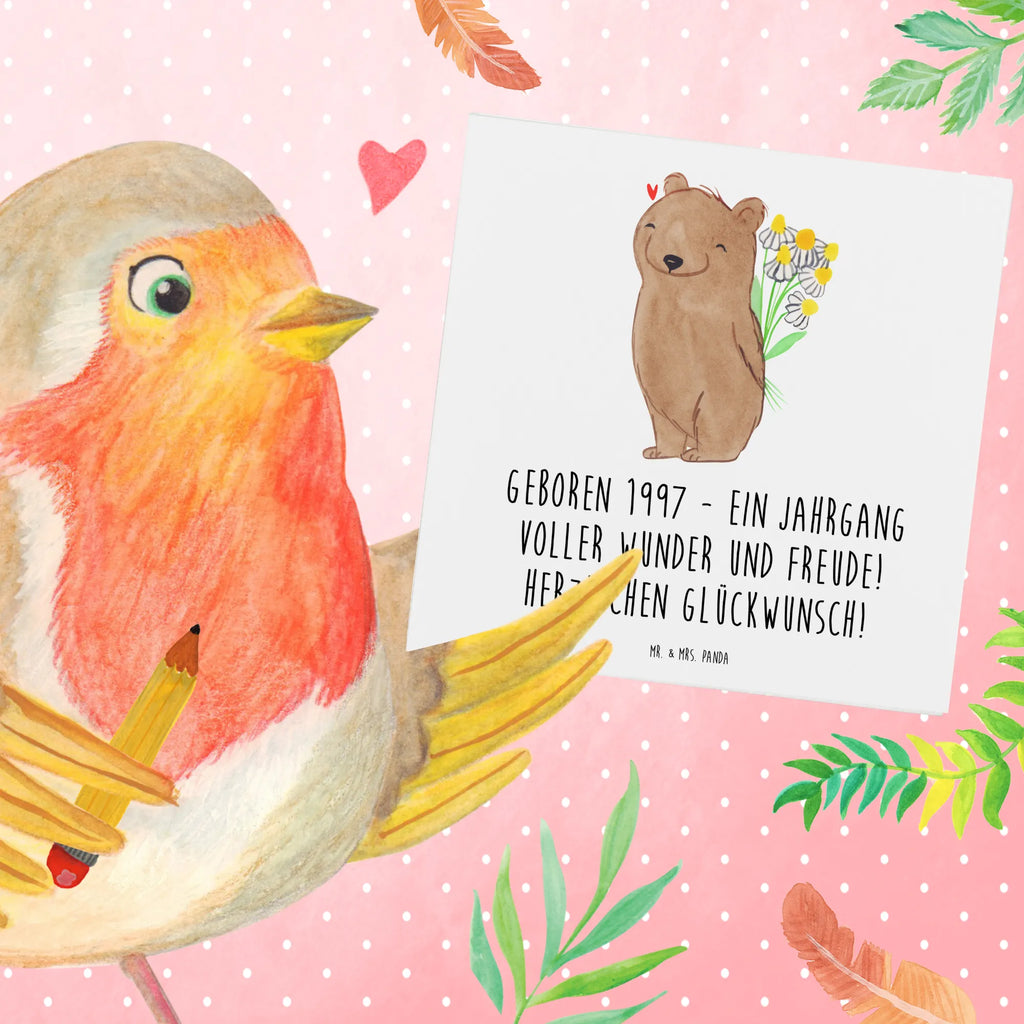 Deluxe Karte 1997 Geburtstag Karte, Grußkarte, Klappkarte, Einladungskarte, Glückwunschkarte, Hochzeitskarte, Geburtstagskarte, Hochwertige Grußkarte, Hochwertige Klappkarte, Geburtstag, Geburtstagsgeschenk, Geschenk