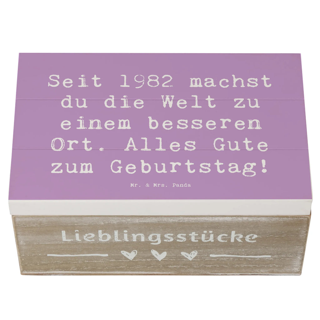 Holzkiste Spruch 1982 Geburtstag Dekokiste, Schatulle, Schatzkiste, Erinnerungskiste, Erinnerungsbox, Truhe, XXL, Aufbewahrungsbox, Geschenkdose, Holzkiste, Kiste, Geschenkbox, Geburtstag, Geburtstagsgeschenk, Geschenk