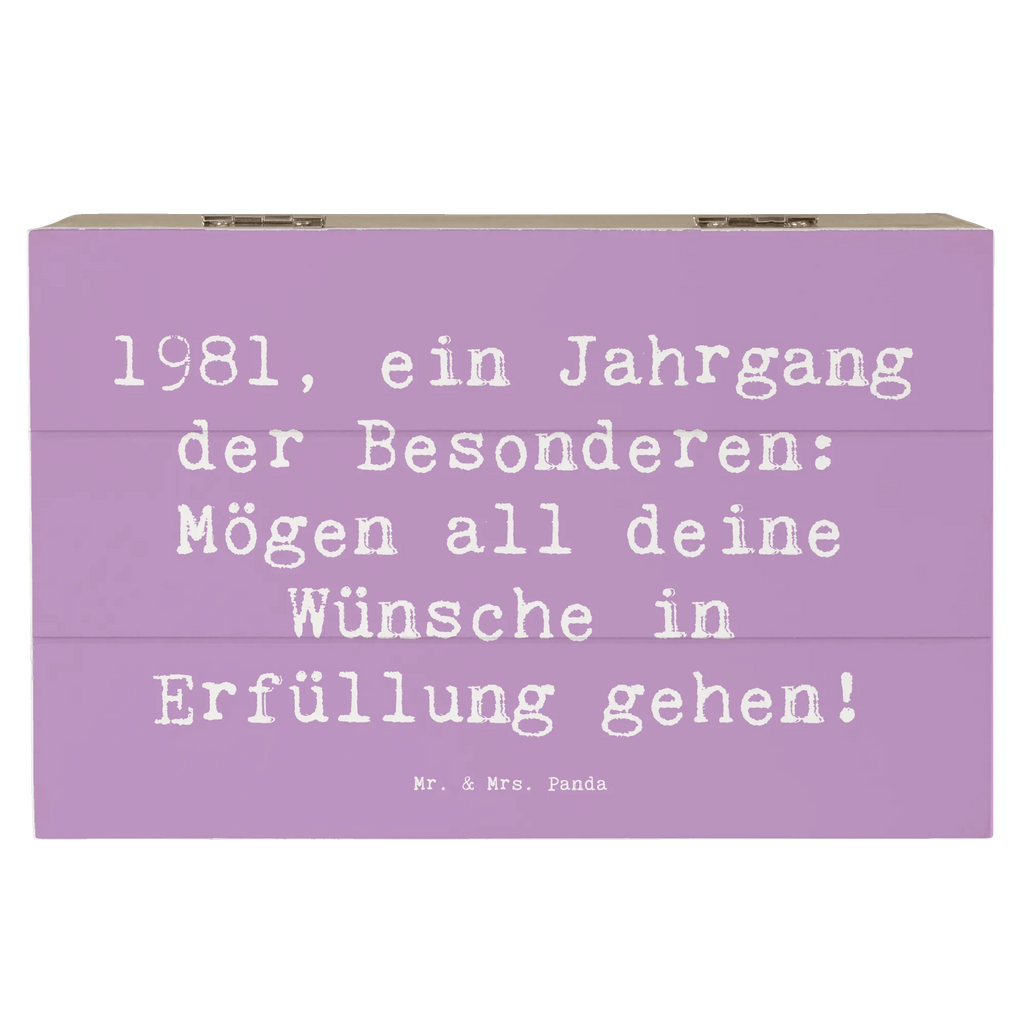 Holzkiste Spruch 1981 Geburtstag Holzkiste, Dekokiste, Erinnerungsbox, Geschenkbox, Truhe, Schatzkiste, Erinnerungskiste, Geschenkdose, Schatulle, Aufbewahrungsbox, XXL, Kiste, Geburtstag, Geburtstagsgeschenk, Geschenk