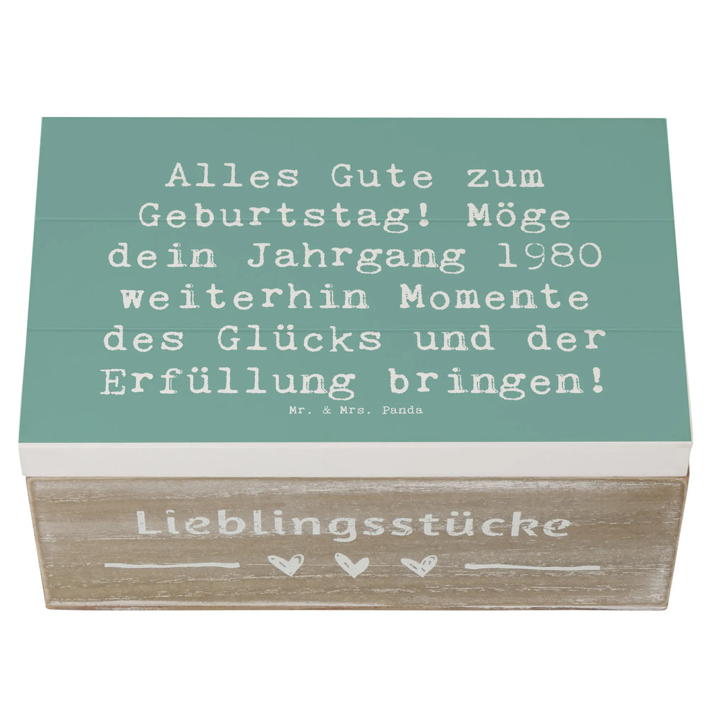 Holzkiste Spruch 1980 Geburtstag Kiste, Aufbewahrungsbox, Erinnerungskiste, Erinnerungsbox, Geschenkdose, Schatulle, Geschenkbox, Schatzkiste, Holzkiste, XXL, Truhe, Dekokiste, Geburtstag, Geburtstagsgeschenk, Geschenk